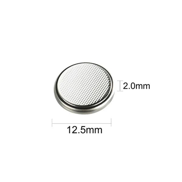 CR1220 Lithium Knapcellebatterier, 50mAh kapacitet, kompakt størrelse, bulkpakke med 500 stk.