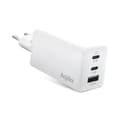 Miniatyrbild 2 av 11: USB Väggladdare GaN 67W – Aqiila Chargebird W65 med 3 USB-portar för Snabbladdning och Återvunnet Material
