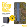 Miniatyrbild 4 av 10: Solcellsladdare Sunbird P21 – Hopfällbar 20W USB-C Solpanel för Camping & Äventyr
