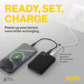 Miniatyrbild 10 av 11: Powerbank  5000 mAh Aqiila Powerbird B5B - Kompakt Powerbank för Laddning av 3 Enheter Samtidigt, 12W Snabbladdning, Svart