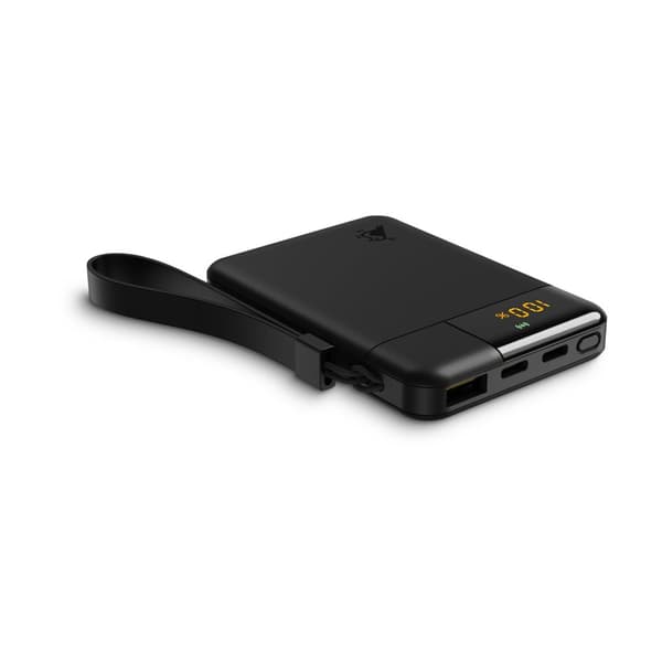 Powerbank  5000 mAh Aqiila Powerbird B5B - Kompakt Powerbank för Laddning av 3 Enheter Samtidigt, 12W Snabbladdning, Svart