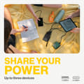 Miniatyrbild 9 av 11: Powerbank 10 000 mAh – Aqiila Powerbird B10B - Laddare för 3 Enheter Samtidigt, 20W Snabbladdning, Perfekt för Vardagsbruk, Svart