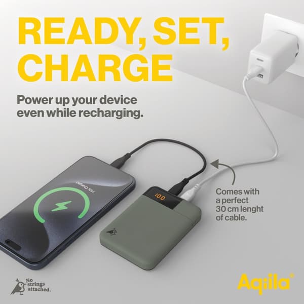 Aqiila Powerbank Powerbird B5M 5 000 mAh mossgrön