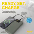 Miniatyrbild 10 av 11: Aqiila Powerbank Powerbird B20M 20 000 mAh mossgrön