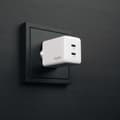 Miniatyrbild 5 av 11: USB Väggladdare GaN 45W – Aqiila Chargebird W45 med 2 USB-C-portar för Snabbladdning och Återvunnet Material