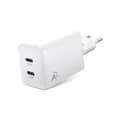 Miniatyrbild 1 av 11: USB Väggladdare GaN 45W – Aqiila Chargebird W45 med 2 USB-C-portar för Snabbladdning och Återvunnet Material