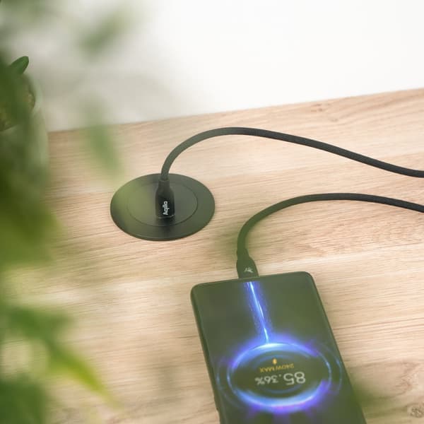 USB-C till USB-C Kabel 1m 240W | Snabbladdning Flätad Nylon | Aqiila Cablebird CB11 Hållbar Kabel