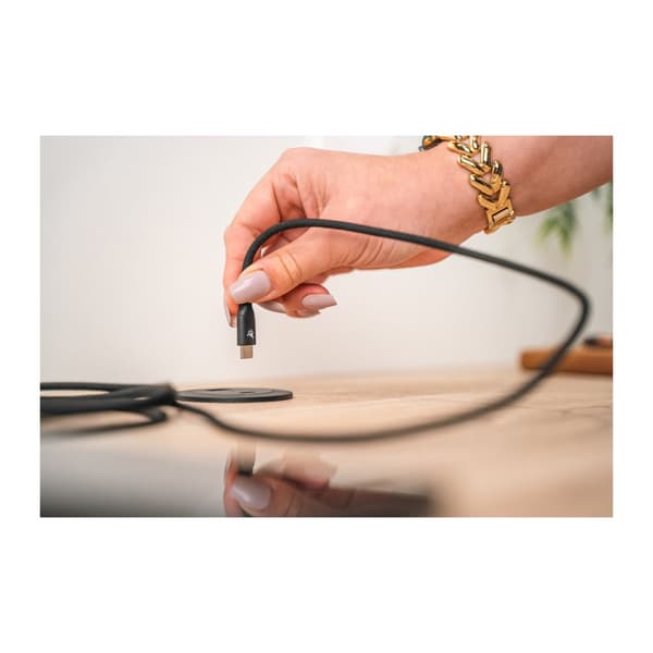 USB-C till USB-C Kabel 1m 240W | Snabbladdning Flätad Nylon | Aqiila Cablebird CB11 Hållbar Kabel