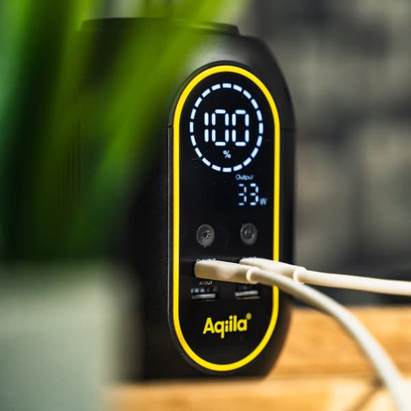 Mini Powerstation 200Wh – Aqiila Powerbird S140 Bärbar Strömförsörjning med Solpanel Kompatibilitet