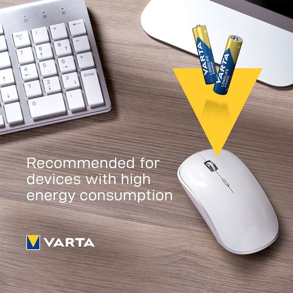 Varta Aaa Lr03 Alkalisk Batteri Blå