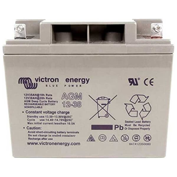 Victron Energy Batteri Agm 12v/38ah Søvfarvet