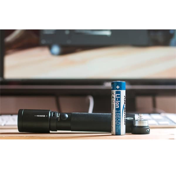 Ansmann Li-ion 18650 3400mah 3.6v Micro-usb 1307-0003 Batterier Blå,Søvfarvet