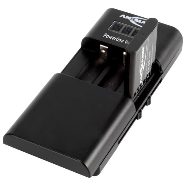 Ansmann Vario X 1000mah Batterioplader Sort
