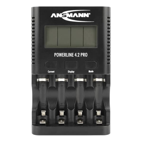 Ansmann Powerline 4.2 Pro 1001-0079 Batterioplader Sort Sort