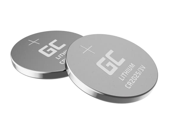 Green Cell Blister 10x Lithium Batteri CR2025 3V 160mAh Knapbatteri