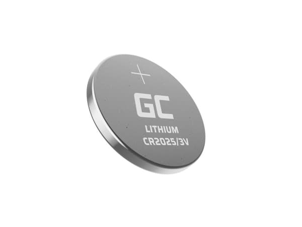 Green Cell Blister 10x Lithium Batteri CR2025 3V 160mAh Knapbatteri