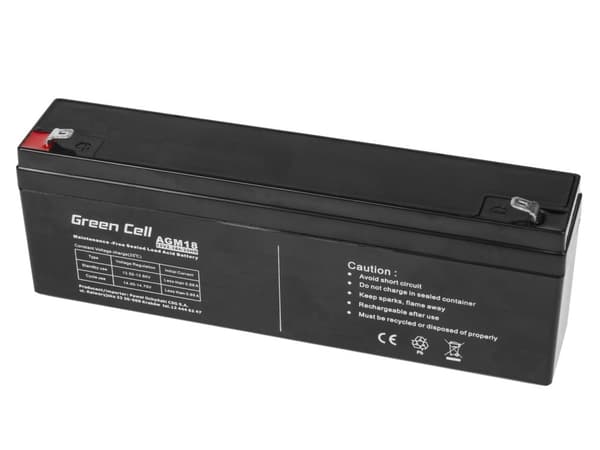 Green Cell AGM18 UPS-batteri 12 V 2,3 Ah
