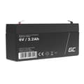 Miniatyrbillede 1 af 5: Green Cell AGM14 UPS-batteri Forseglet blysyre (VRLA) 6 V 3,2 Ah