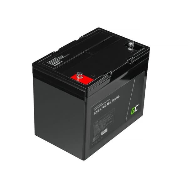 Green Cell CAV11 bilbatteri Lithiumjernfosfat (LiFePO4) 60 Ah 12,8 V Marine / Fritid