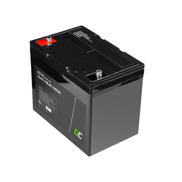Green Cell CAV11 bilbatteri Lithiumjernfosfat (LiFePO4) 60 Ah 12,8 V Marine / Fritid