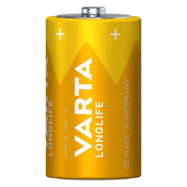 Varta LR20 R20 D alkalisk batteri 2 stk. 16500mAh