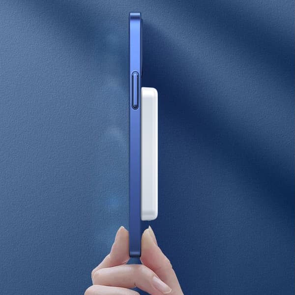 Dudao K14S Trådlös Powerbank 5000mAh 10Watt – Vit