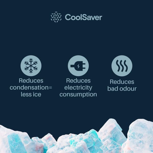 Frostskydd & Energibesparing för Frysar – CoolSaver | Minskar Frost & Sparar Upp till 30% Energi | Miljövänlig & Kemikaliefri