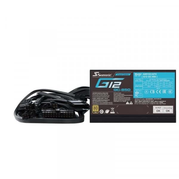 Seasonic G12 GC-850 ATX-strømforsyning, 850 W (2024)