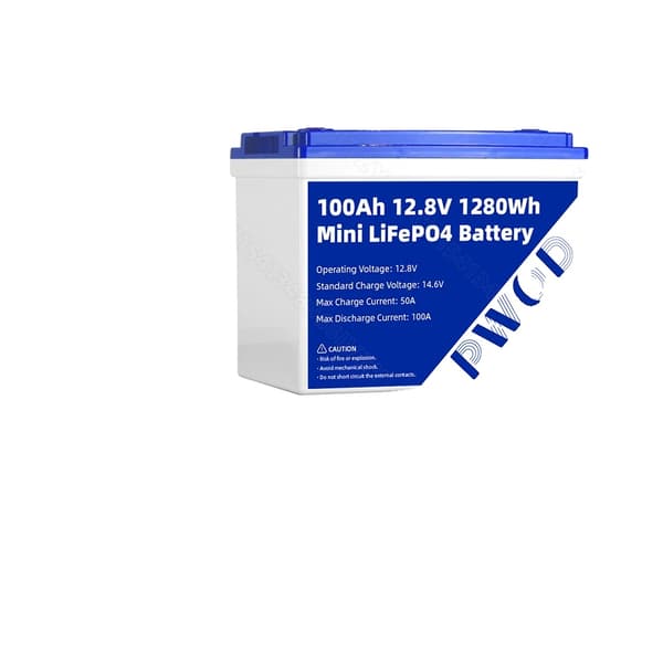 12V 100Ah LiFePO4 Batteripakke, Høj Energikapacitet, Lang Levetid,12V 100Ah(Mini) 1STK