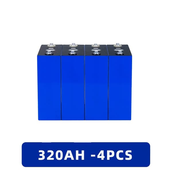 Lifepo4-batteri, 320AH kapacitet, klasse A kvalitet,4STK