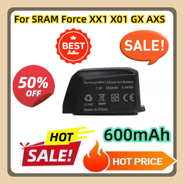 SRAM Force AXS Kompatibel Batteri, 600mAh Kapacitet, Høj Kvalitetscertificering