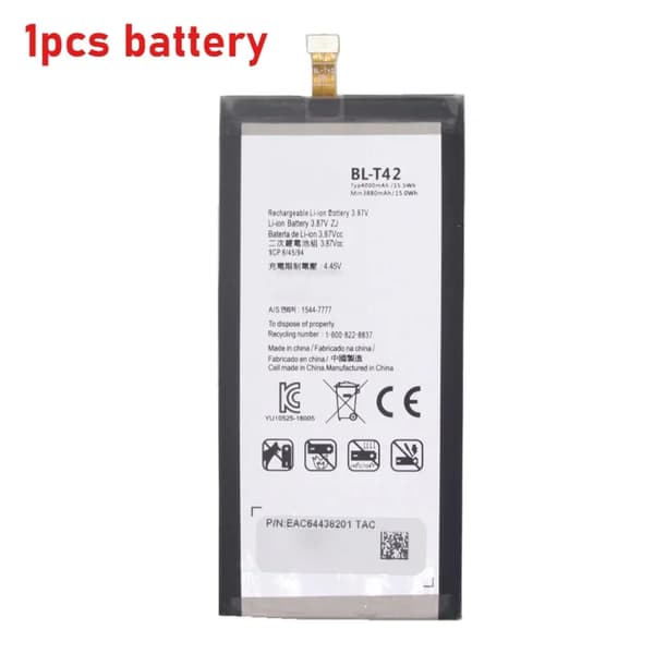 Zero-cyklus batteri, 4000mAh kapacitet, 3.7V spænding,1 stk. Batteri