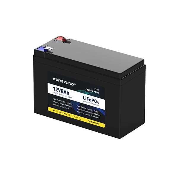 12V Lifepo4 Akupaketti, 8Ah Kapasiteetti, Nopea Lataus,12,8 V 8AH