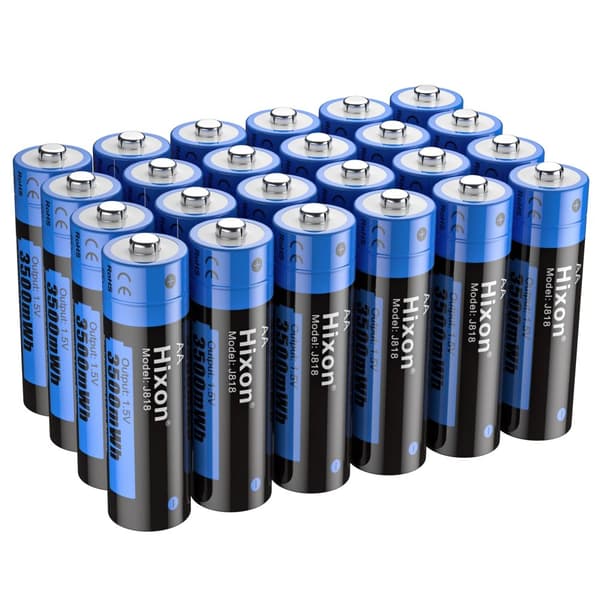 AA Lithiumbatteri, 3500mWh kapacitet, hurtig opladning,24 stk batteri, 1,5V