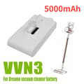 Miniatyrbillede 2 af 2: Erstatningslitiumbatteri til Dreame støvsuger, 5000mAh kapacitet, 25,2V spænding,VVN3