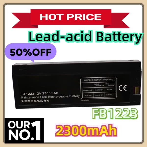 Blysyrebatteri 12V 2300mAh, vedligeholdelsesfrit, CE-certificeret, optimale opladningsmetoder