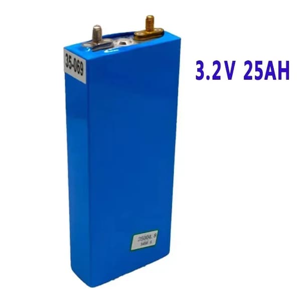 LiFePO4-batteri, 3,2V nominelt spænding, 25AH kapacitet,1 stk batteri