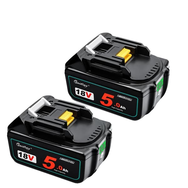 Waitley 18V Batteri, 5Ah Kapacitet, Li-Ion Teknik,2 st batteri