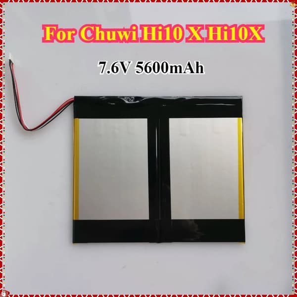 Erstatningsbatteri til Chuwi Hi10 X Hi10X, 7.6V 5600mAh, Li-Polymer,7,6V 5600mAh