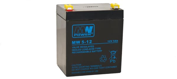 AGM batteri 12V/5Ah 90*70*107 (T1)