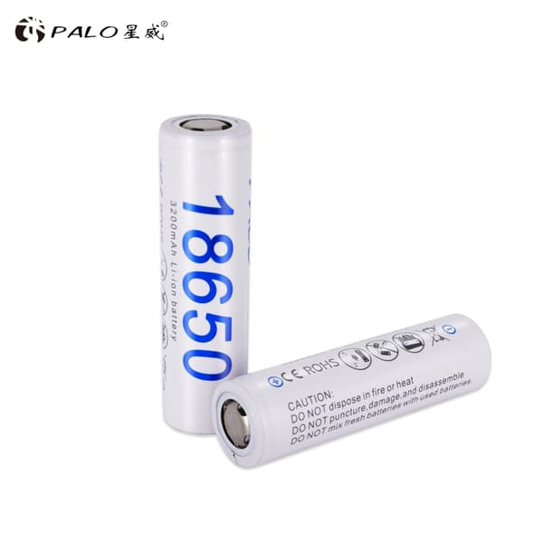 PALO 18650 Lithium Genopladelige Batterier, 3200mAh Kapacitet, 40 Styk Sæt,40 stk.