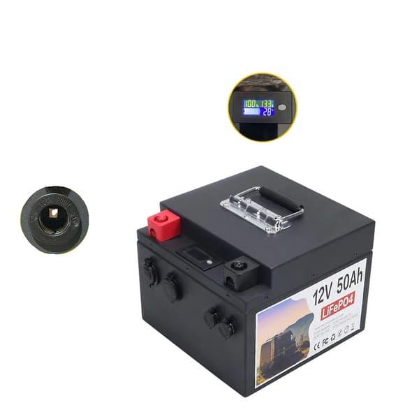 Lithium Jern Fosfat Batteri, 60Ah Kapacitet, IP65 Beskyttelse,12V50AH-a