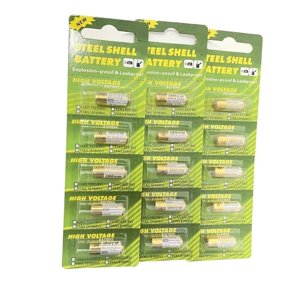 9V alkalinen paristo, 28mAh kapasiteetti, kompakti koko,9V
