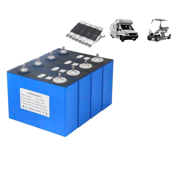 LiFePO4-batteri, 10000+ cyklusliv, 3,2V spænding,100ah-8stk