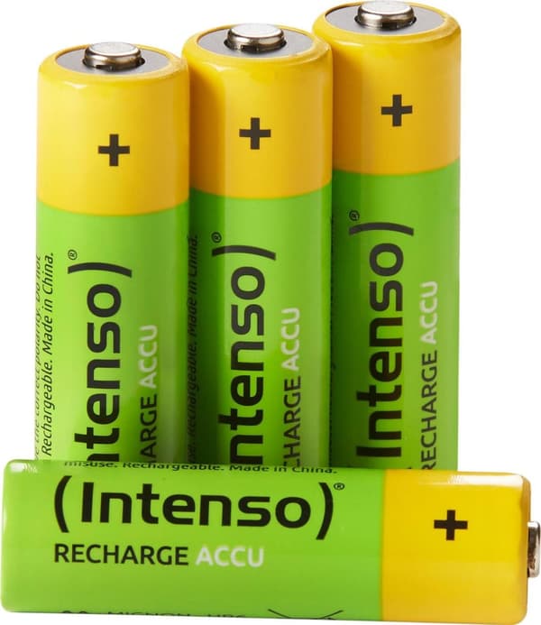 Intenso HR6 NiMH Energy Eco 2100mAh Blister med 4 - Mignon (AA) - 2.100 mAh genopladeligt batteri Nikkel-metalhydrid (NiMH) (7505524)
