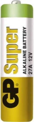 Miniatyrbillede 2 af 3: GP Alkaline 27A - blister 5