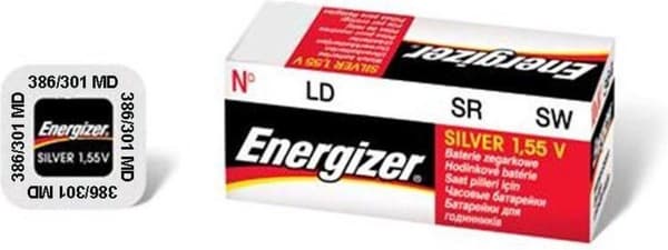 Energizer 301/386 Engangsbatteri Sølvoxid (S) 1,55 V