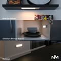 Miniatyrbild 7 av 8: Sladdlös skåplampa, 2 st - 30 cm - Sunmatic - LED-lampor med rörelsesensor - USB-C uppladdningsbar, 3 färger och dimbar, 90LM - Belysning för garderob