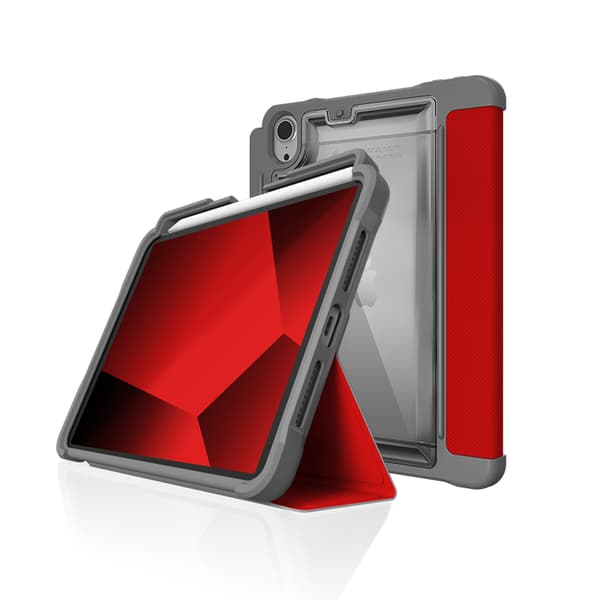 STM Dux Plus - Robust fodral för iPad mini 6 (2021) (röd)