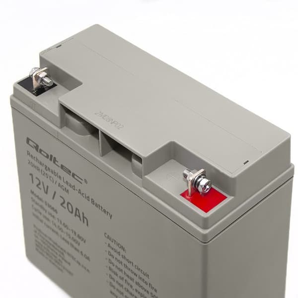 Qoltec 53066 UPS-batteri Förseglat blysyra (VRLA) 12 V 20 Ah